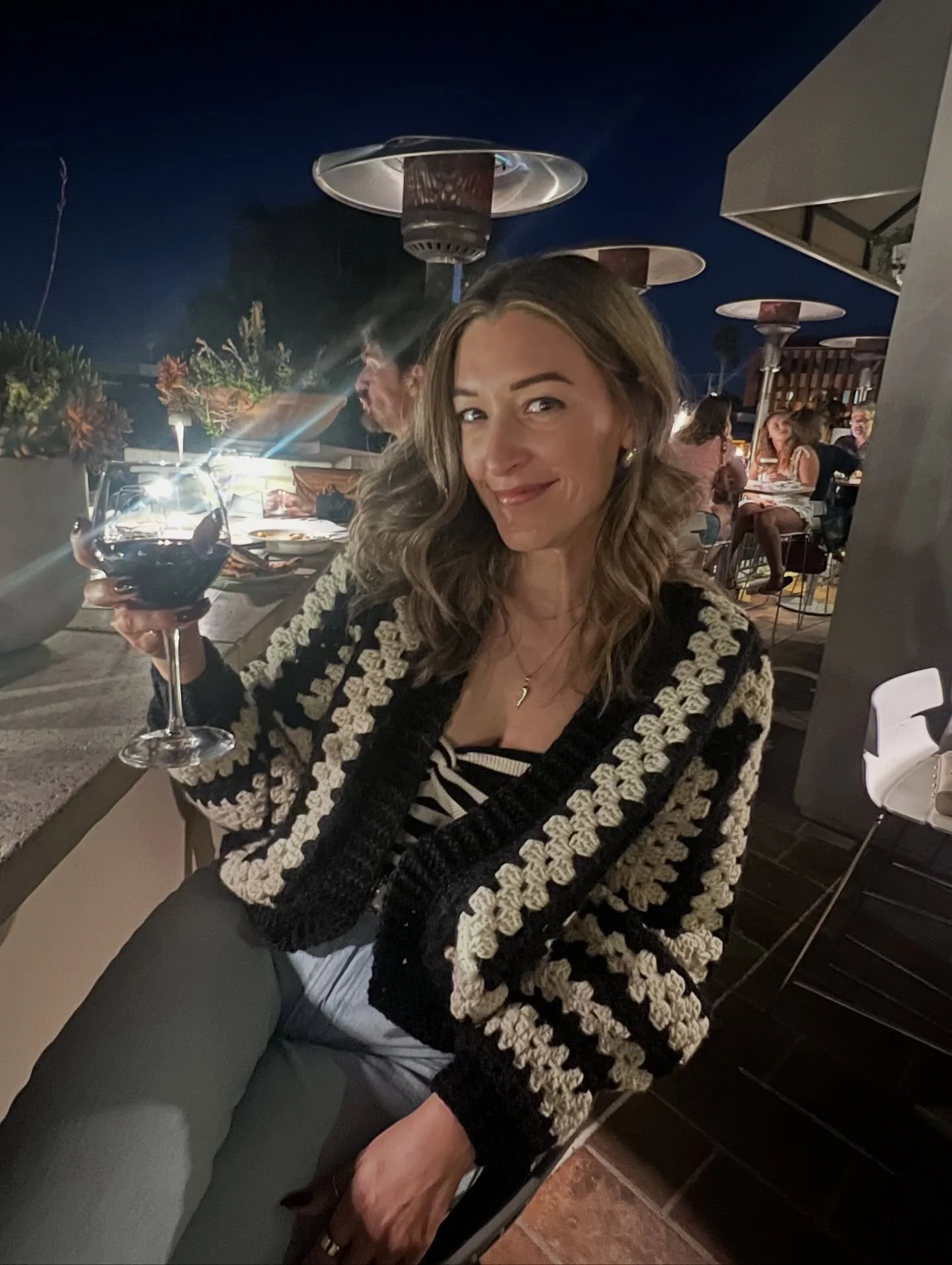 Granny hexagon cardigan